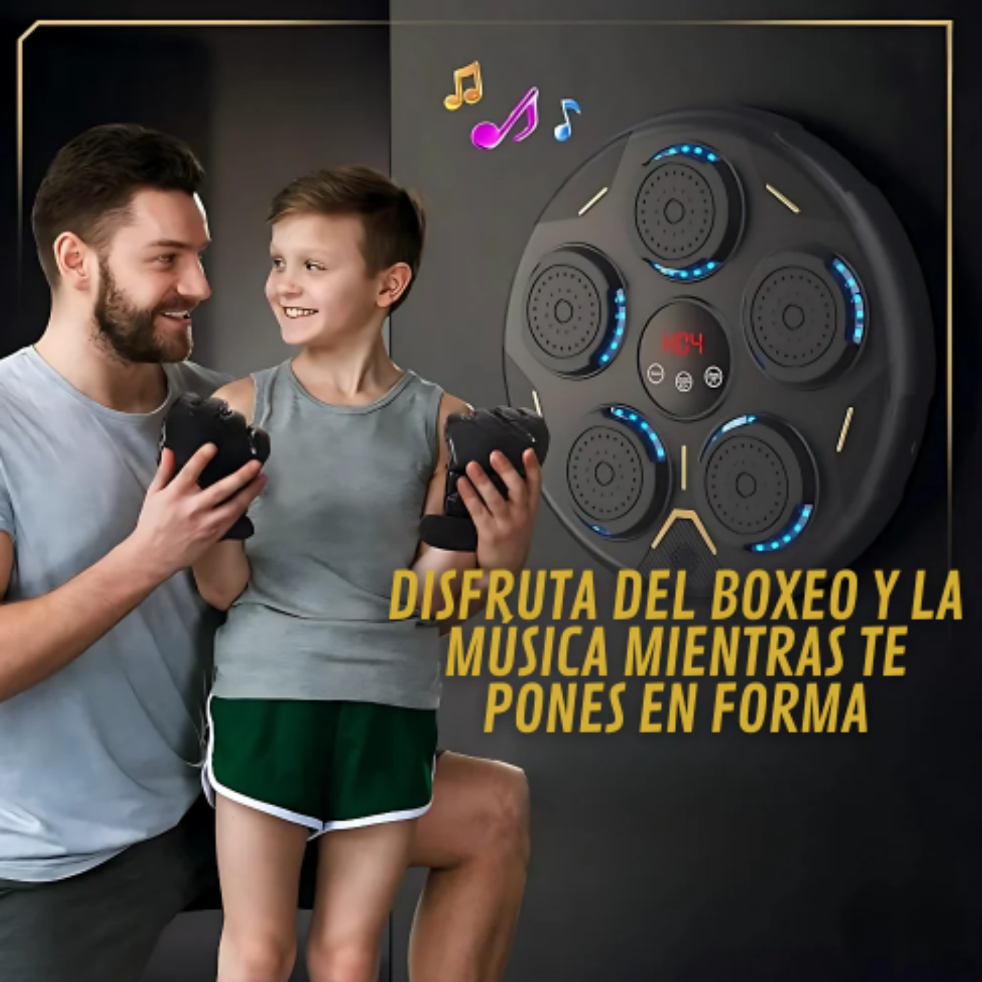 Powerbox IQ maquina de boxeo inteligente + Guante negro Gratís