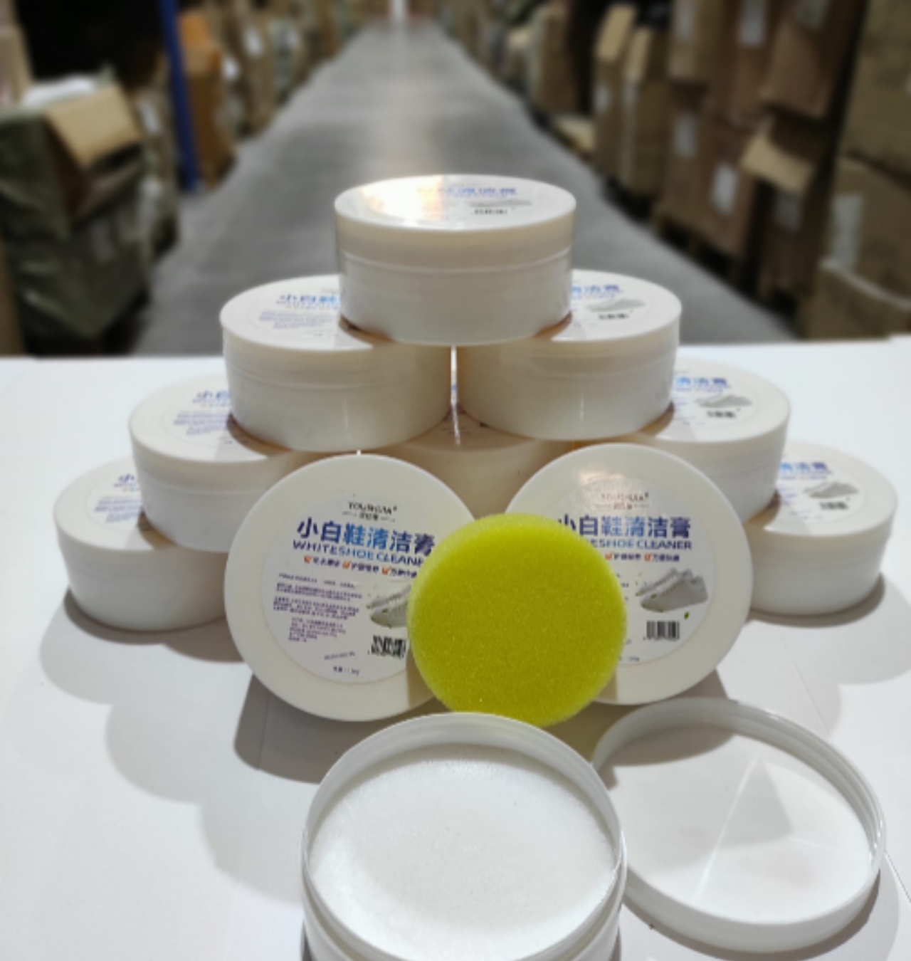 Secadora de zapatos eléctricos + Crema limpiadora de zapatos 120g