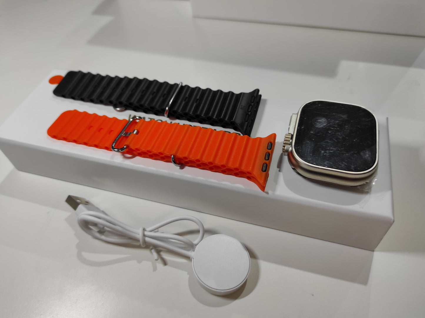 Smartwatch Ultra Pro con 2 correas + Auriculares Inalámbricos 2ª generación