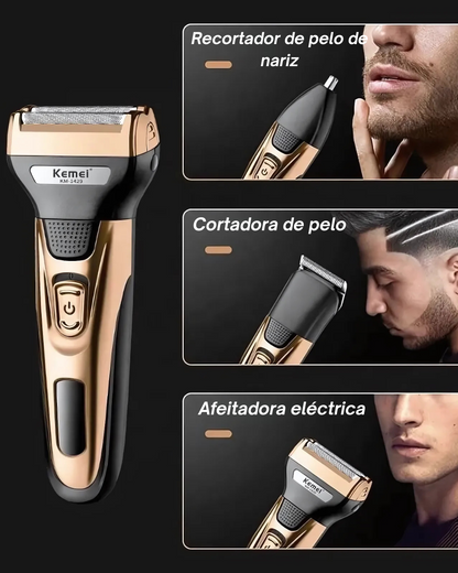 Cortapelo recargable 3 en 1 + Serum crece pelos