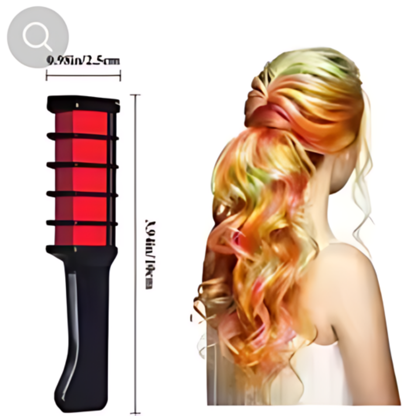 Tinte para el cabello lavable 6 colores