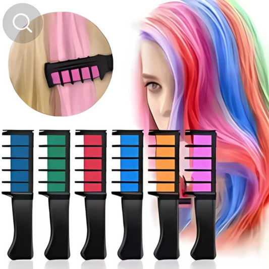 Tinte para el cabello lavable 6 colores