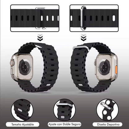 Smartwatch Ultra Pro con 2 correas + Auriculares Inalámbricos 2ª generación